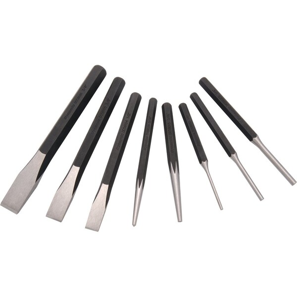 Tools 8 Piece Punch And Chisel Set